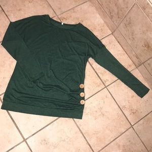 Green long sleeve shirt